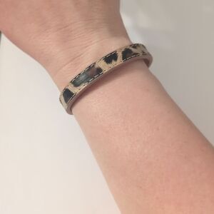 718 Animal‎ Print Cuff Bracelet with Magnetic Clasp
